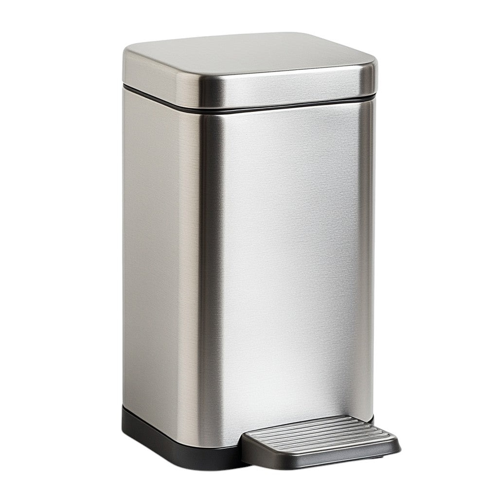 Hikmfg Slim Space-Saving Step Trash Can (10L)