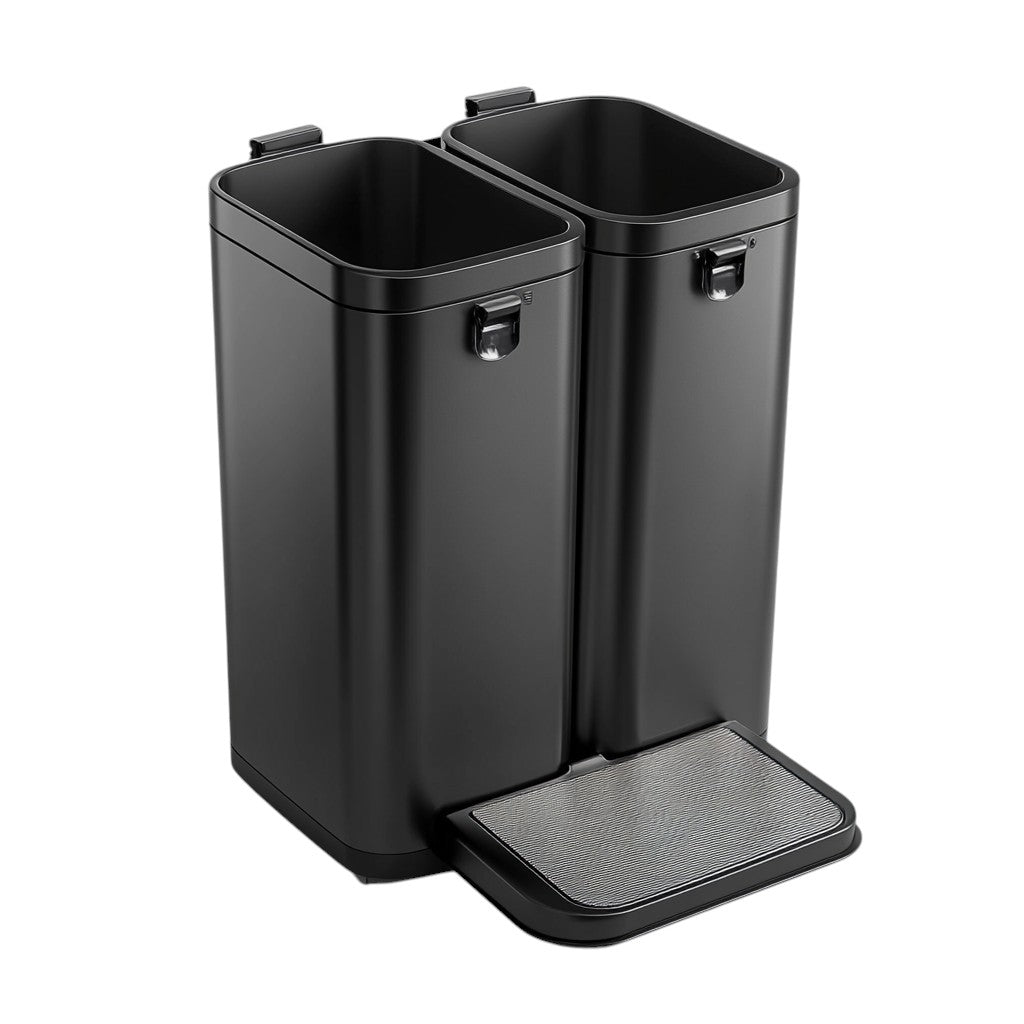 Hikmfg Dual Compartment Recycling Bin (60L)